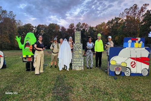 Group of Halloween Volunteers